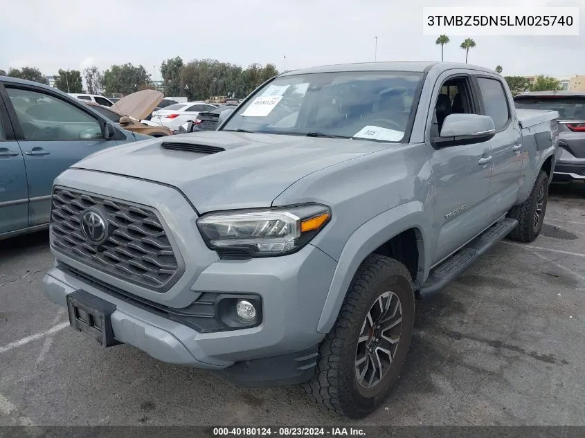 3TMBZ5DN5LM025740 2020 Toyota Tacoma Trd Sport