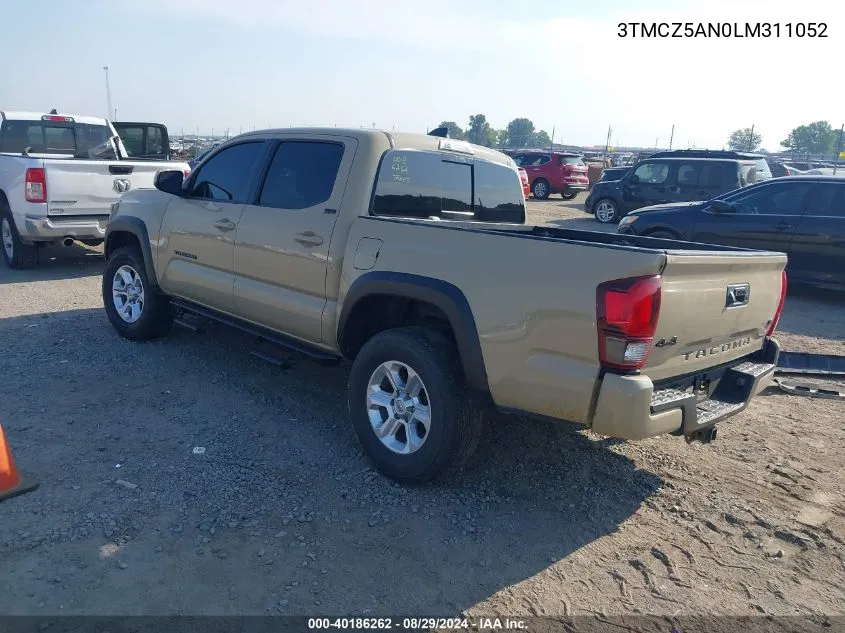 3TMCZ5AN0LM311052 2020 Toyota Tacoma Sr5 V6