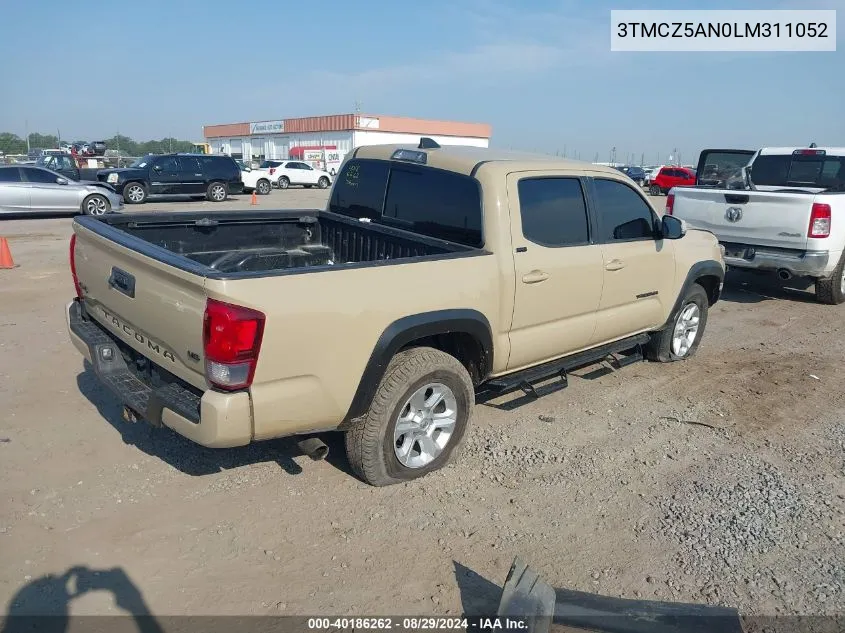 3TMCZ5AN0LM311052 2020 Toyota Tacoma Sr5 V6