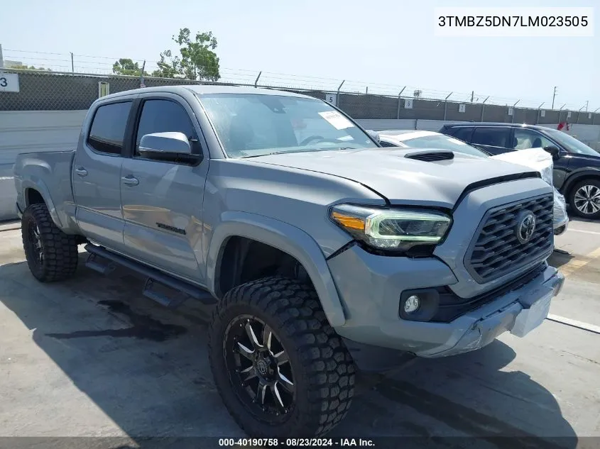 2020 Toyota Tacoma Trd Sport VIN: 3TMBZ5DN7LM023505 Lot: 40190758