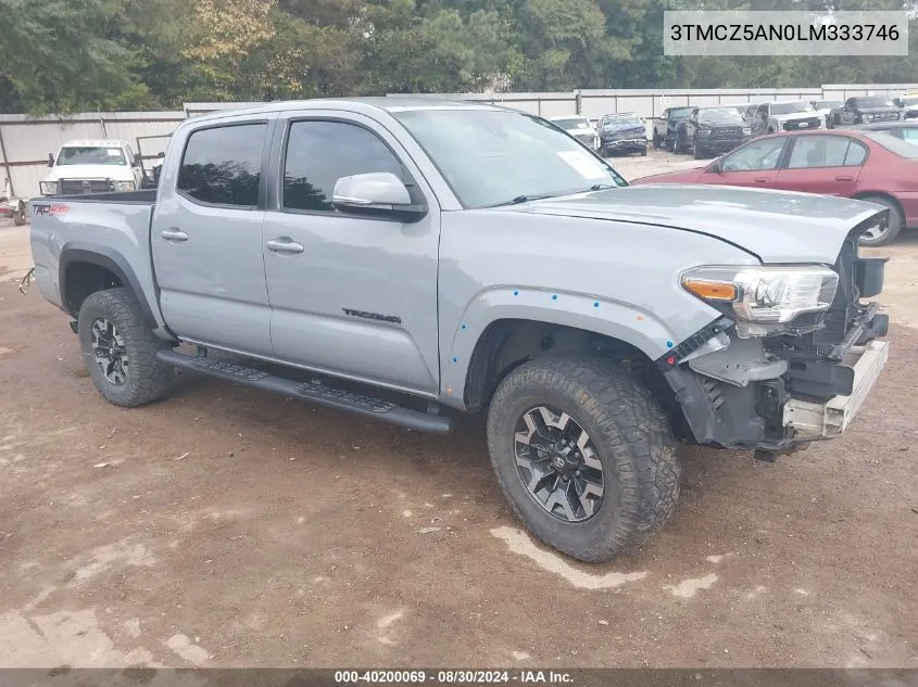 2020 Toyota Tacoma Trd Off-Road VIN: 3TMCZ5AN0LM333746 Lot: 40200069