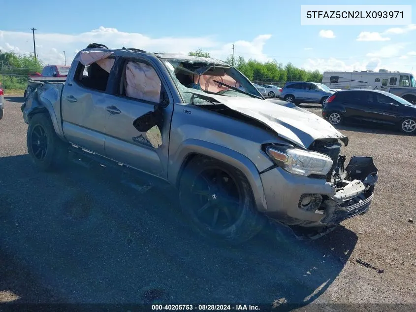 2020 Toyota Tacoma Sr5 V6 VIN: 5TFAZ5CN2LX093971 Lot: 40205753