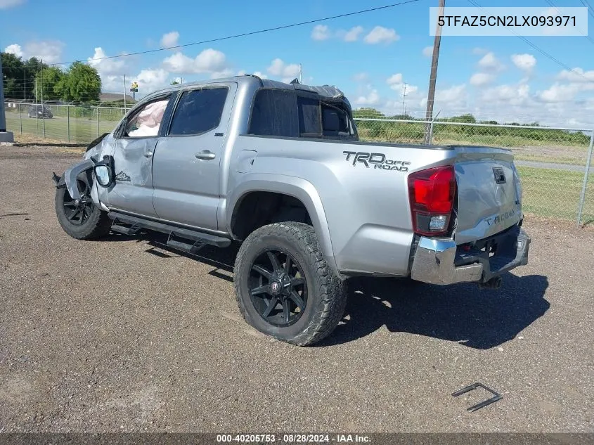 2020 Toyota Tacoma Sr5 V6 VIN: 5TFAZ5CN2LX093971 Lot: 40205753