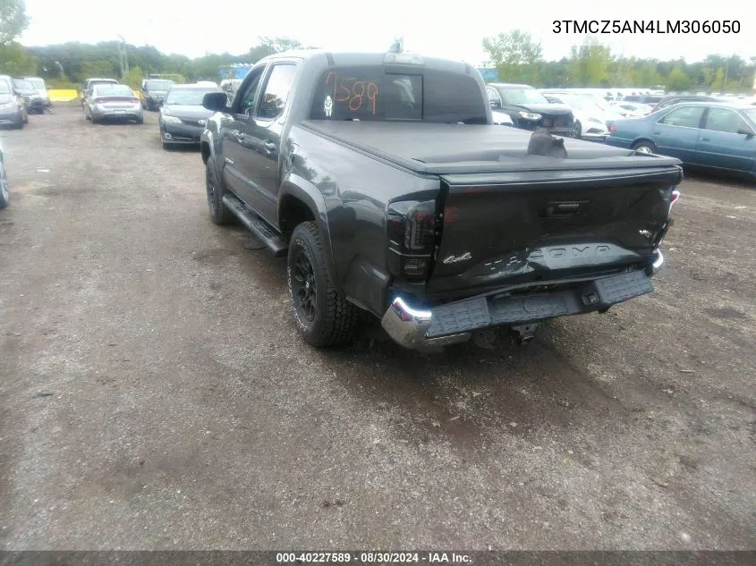 2020 Toyota Tacoma Sr5 V6 VIN: 3TMCZ5AN4LM306050 Lot: 40227589