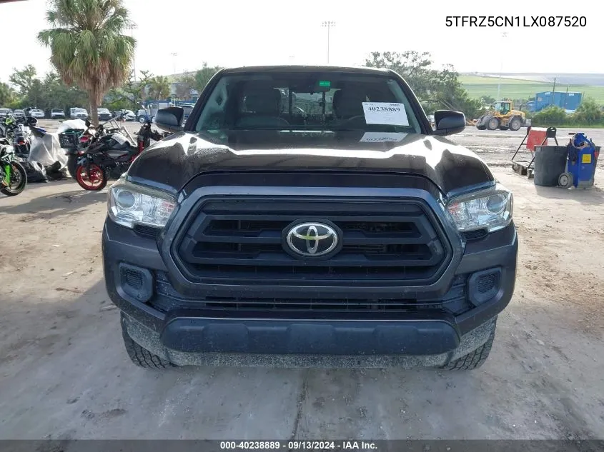 5TFRZ5CN1LX087520 2020 Toyota Tacoma Access Cab/Sr/Sr5/Trd Spo