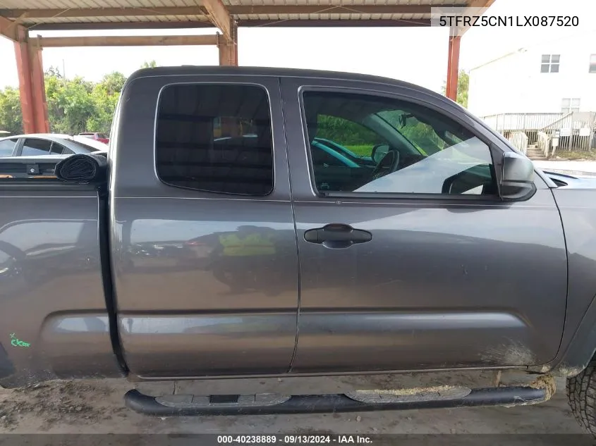 5TFRZ5CN1LX087520 2020 Toyota Tacoma Access Cab/Sr/Sr5/Trd Spo