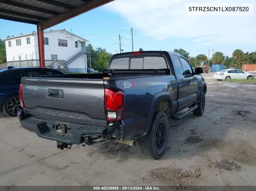 5TFRZ5CN1LX087520 2020 Toyota Tacoma Access Cab/Sr/Sr5/Trd Spo