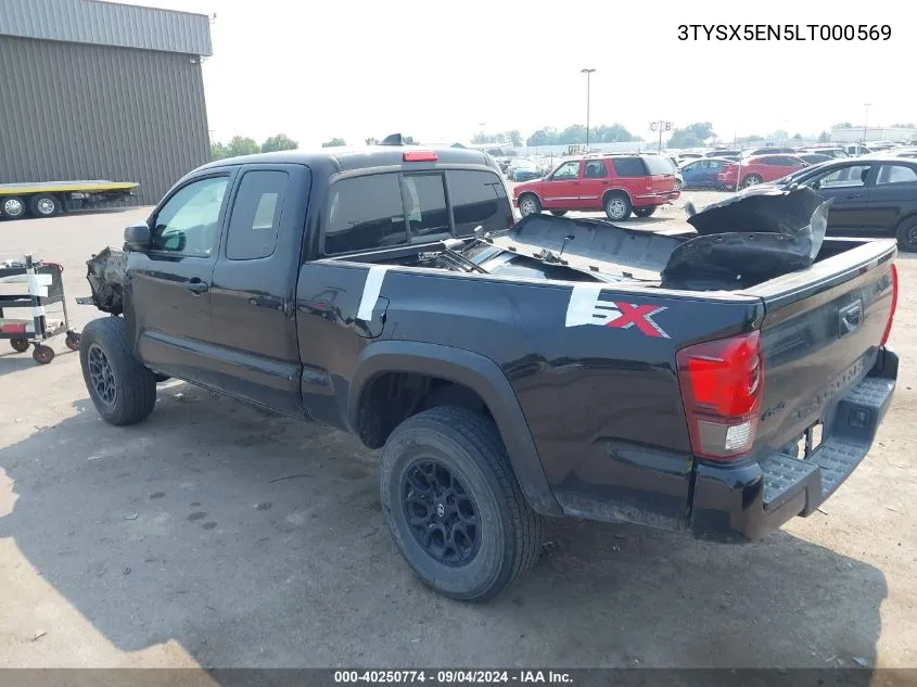 3TYSX5EN5LT000569 2020 Toyota Tacoma Sr