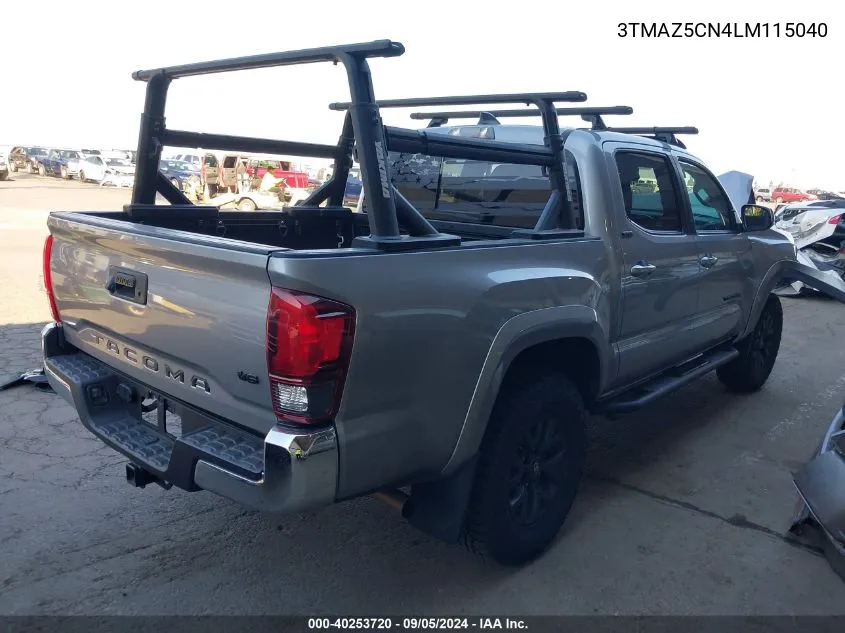 2020 Toyota Tacoma Double Cab/Sr5/Trd Sport/ VIN: 3TMAZ5CN4LM115040 Lot: 40253720