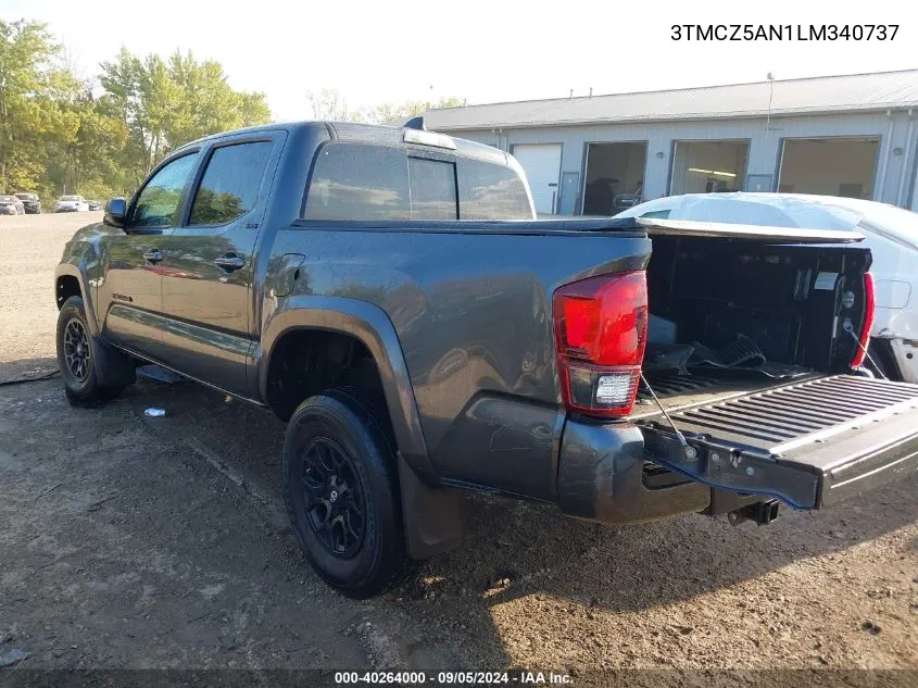 3TMCZ5AN1LM340737 2020 Toyota Tacoma Double Cab/Sr/Sr5/Trd Sport/Trd Off Road/Trd Pro