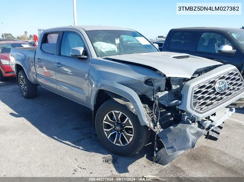 2020 Toyota Tacoma Trd Sport VIN: 3TMBZ5DN4LM027382 Lot: 40277534