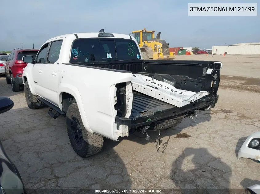 3TMAZ5CN6LM121499 2020 Toyota Tacoma Double Cab/Sr5/Trd Sport/Trd Off Road