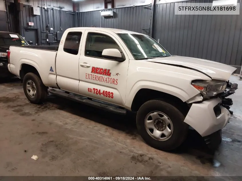 5TFRX5GN8LX181698 2020 Toyota Tacoma Sr