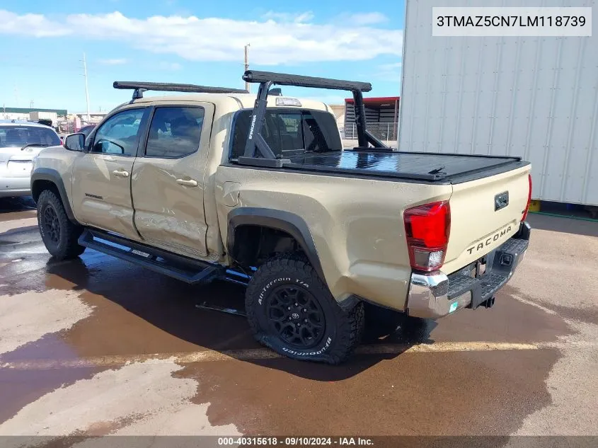 2020 Toyota Tacoma Sr5 V6 VIN: 3TMAZ5CN7LM118739 Lot: 40315618