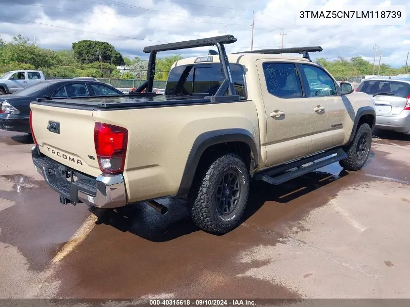 2020 Toyota Tacoma Sr5 V6 VIN: 3TMAZ5CN7LM118739 Lot: 40315618