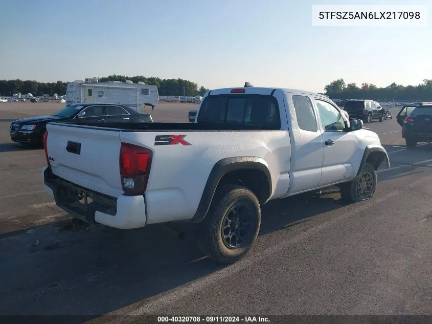 5TFSZ5AN6LX217098 2020 Toyota Tacoma Access Cab/Sr/Sr5/Trd Spo