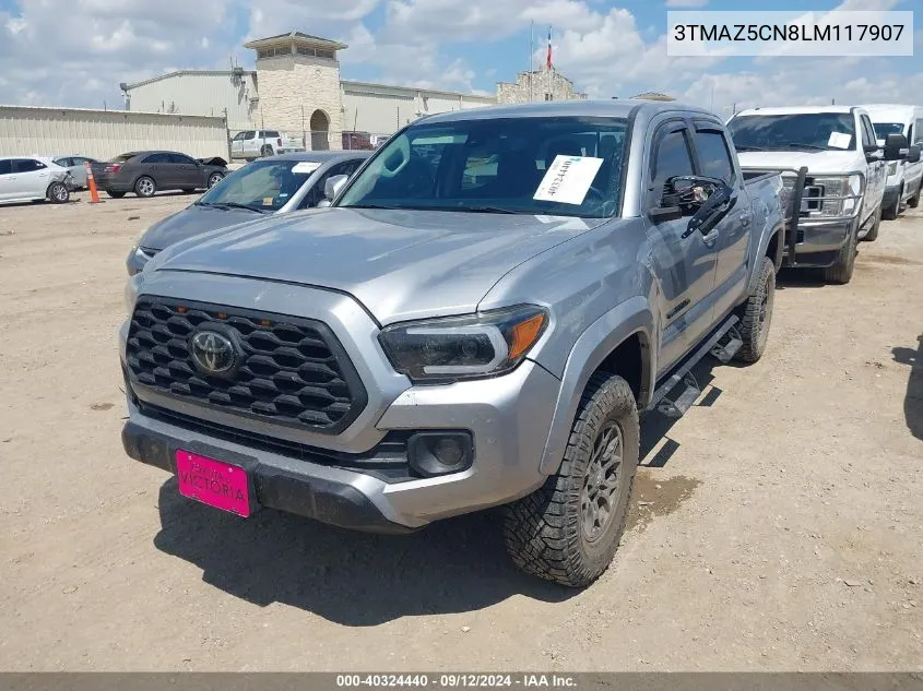 2020 Toyota Tacoma Sr5 V6 VIN: 3TMAZ5CN8LM117907 Lot: 40324440