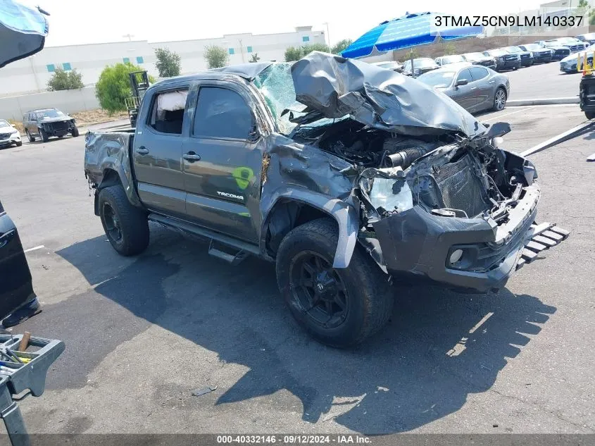 2020 Toyota Tacoma Sr5 V6 VIN: 3TMAZ5CN9LM140337 Lot: 40332146