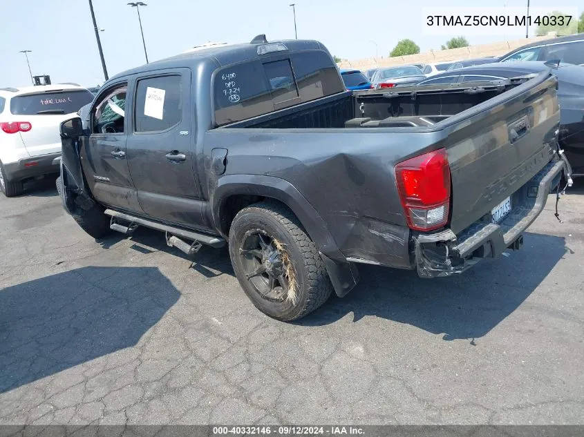 2020 Toyota Tacoma Sr5 V6 VIN: 3TMAZ5CN9LM140337 Lot: 40332146