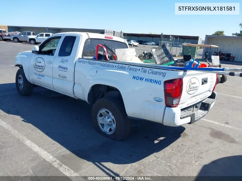 5TFRX5GN9LX181581 2020 Toyota Tacoma Sr