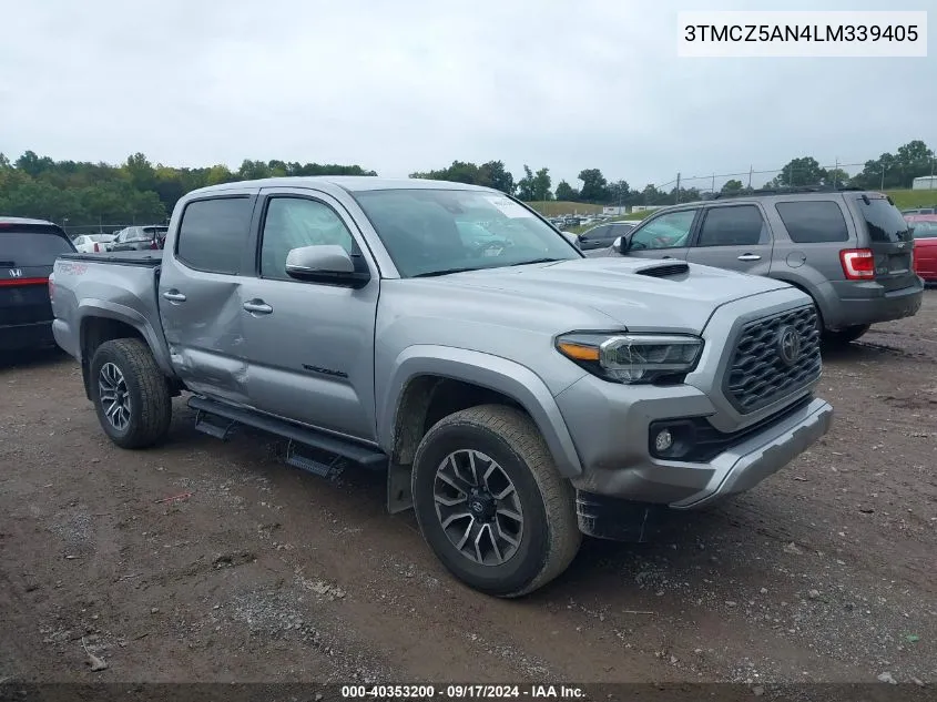 2020 Toyota Tacoma Trd Sport VIN: 3TMCZ5AN4LM339405 Lot: 40353200