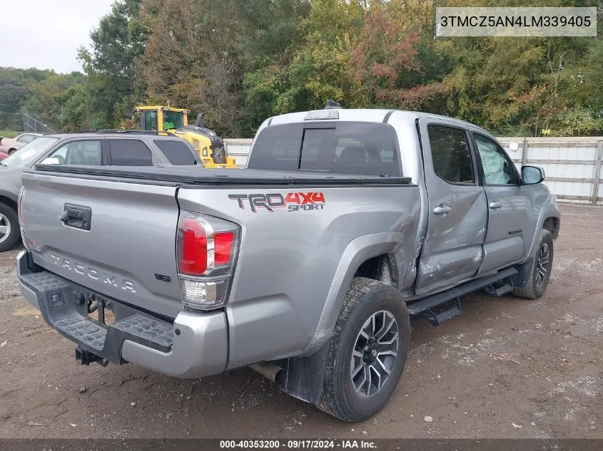 2020 Toyota Tacoma Trd Sport VIN: 3TMCZ5AN4LM339405 Lot: 40353200