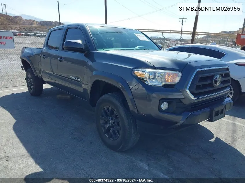 3TMBZ5DN1LM026965 2020 Toyota Tacoma Sr5 V6