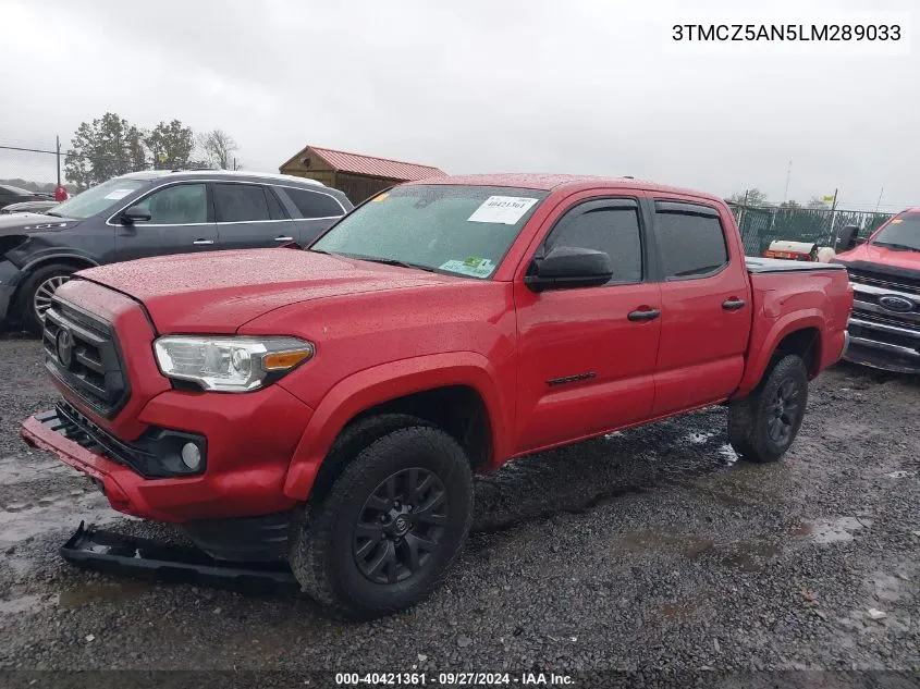 3TMCZ5AN5LM289033 2020 Toyota Tacoma Sr5 V6