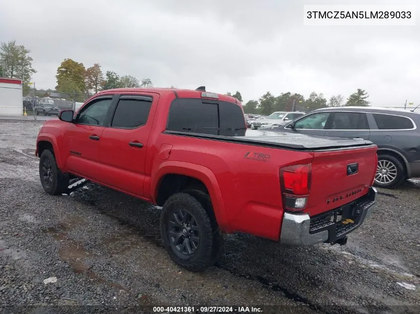 3TMCZ5AN5LM289033 2020 Toyota Tacoma Sr5 V6