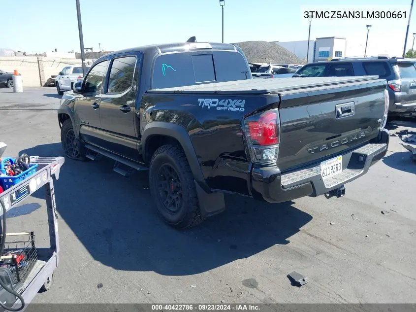 2020 Toyota Tacoma Trd Off-Road VIN: 3TMCZ5AN3LM300661 Lot: 40422786