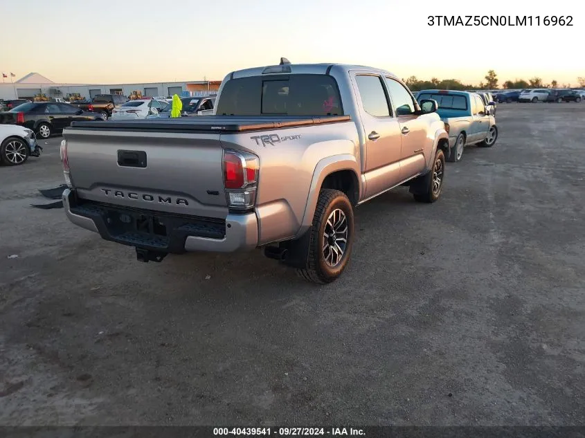 2020 Toyota Tacoma Trd Sport VIN: 3TMAZ5CN0LM116962 Lot: 40439541