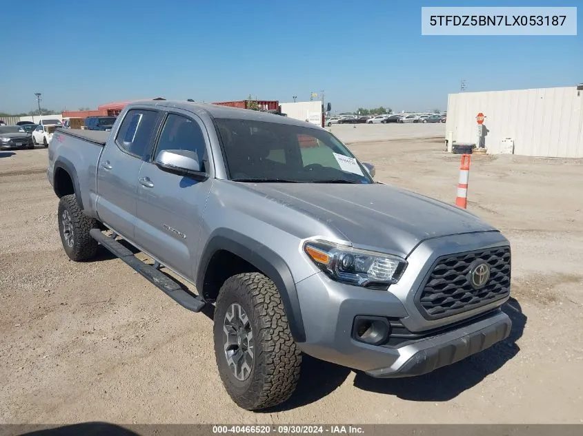 2020 Toyota Tacoma Double Cab/Sr5/Trd Sport/ VIN: 5TFDZ5BN7LX053187 Lot: 40466520