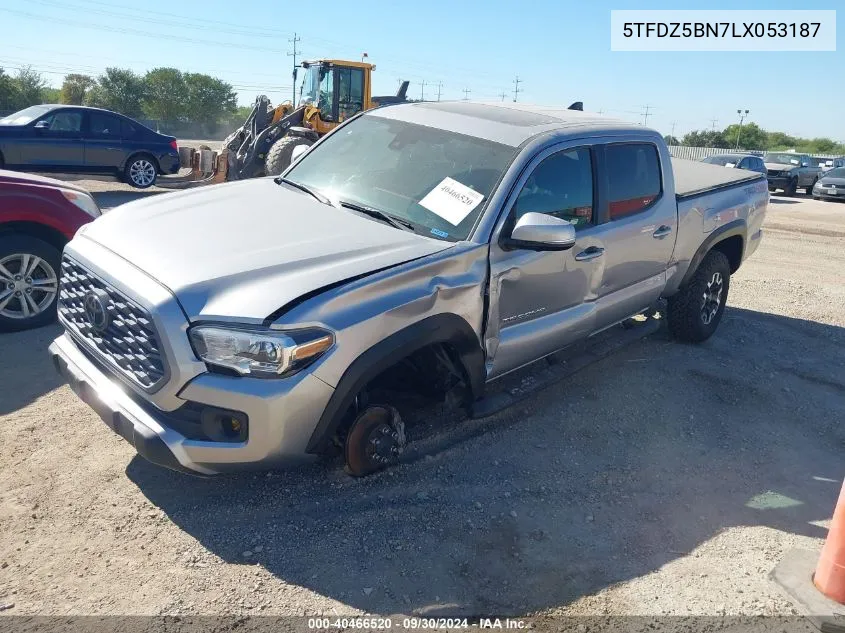 2020 Toyota Tacoma Double Cab/Sr5/Trd Sport/ VIN: 5TFDZ5BN7LX053187 Lot: 40466520