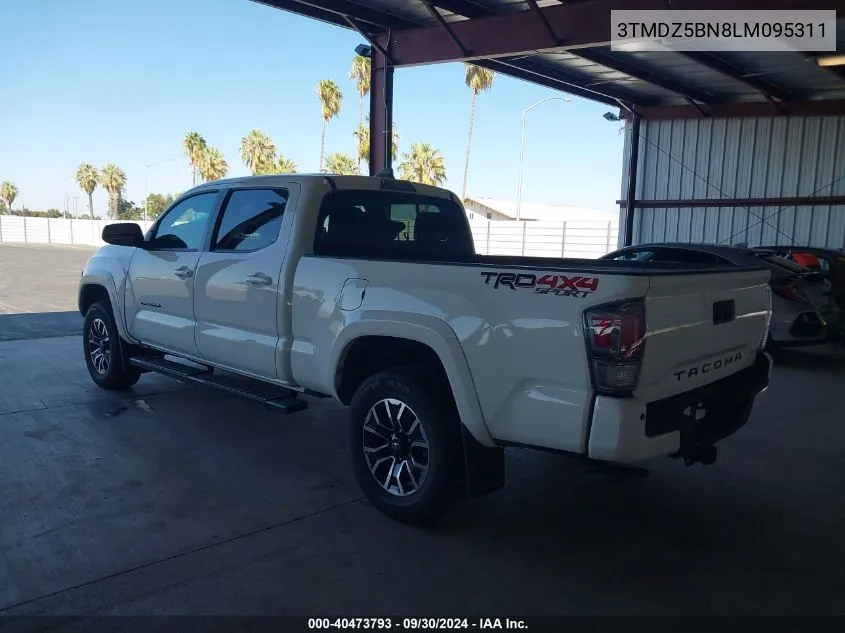 2020 Toyota Tacoma Trd Sport VIN: 3TMDZ5BN8LM095311 Lot: 40473793