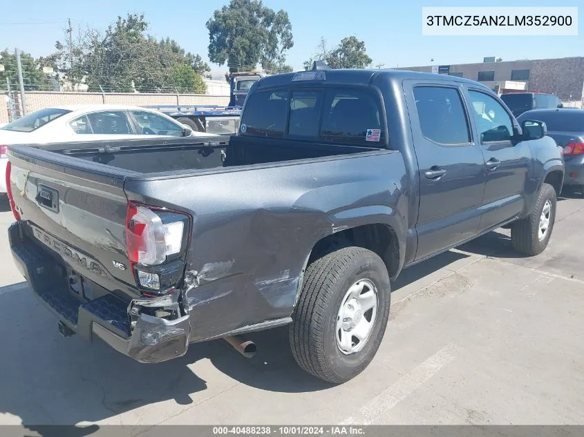 2020 Toyota Tacoma Sr V6 VIN: 3TMCZ5AN2LM352900 Lot: 40488238