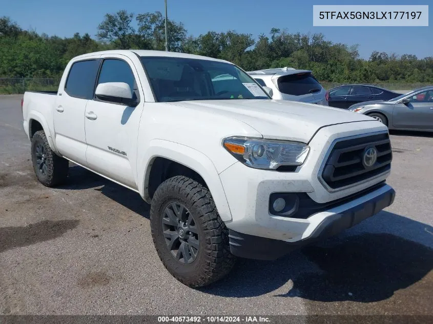 2020 Toyota Tacoma Sr5 VIN: 5TFAX5GN3LX177197 Lot: 40573492