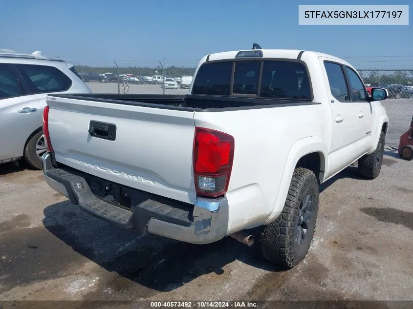 2020 Toyota Tacoma Sr5 VIN: 5TFAX5GN3LX177197 Lot: 40573492