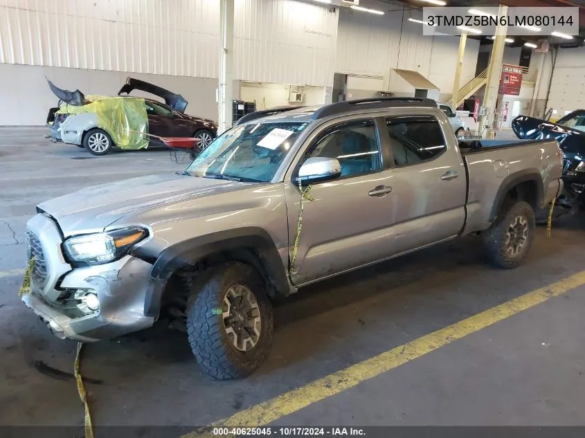 2020 Toyota Tacoma Trd Off-Road VIN: 3TMDZ5BN6LM080144 Lot: 40625045