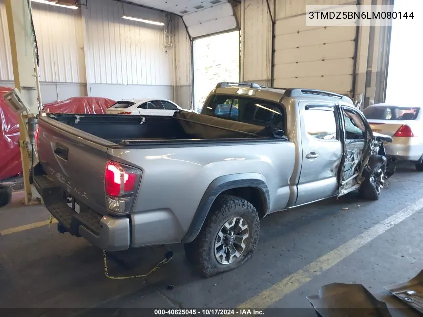 2020 Toyota Tacoma Trd Off-Road VIN: 3TMDZ5BN6LM080144 Lot: 40625045