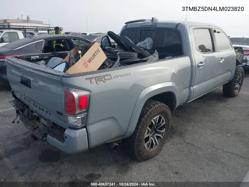 2020 Toyota Tacoma Trd Sport VIN: 3TMBZ5DN4LM023820 Lot: 40637241