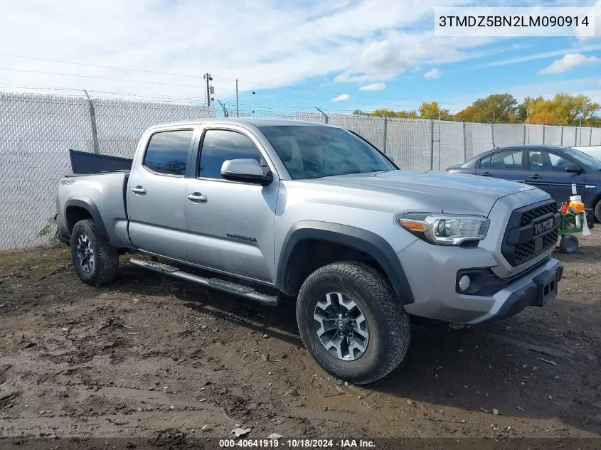 2020 Toyota Tacoma Trd Off-Road VIN: 3TMDZ5BN2LM090914 Lot: 40641919