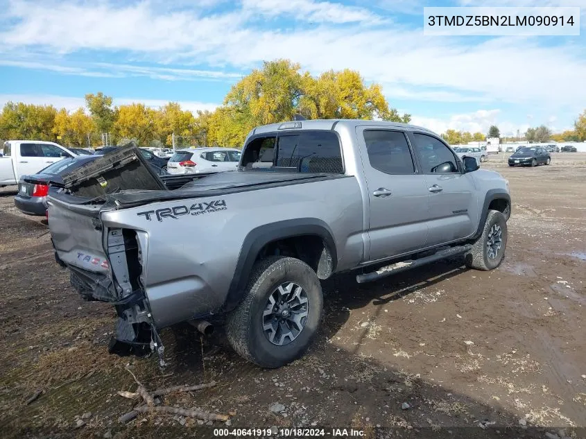 2020 Toyota Tacoma Trd Off-Road VIN: 3TMDZ5BN2LM090914 Lot: 40641919