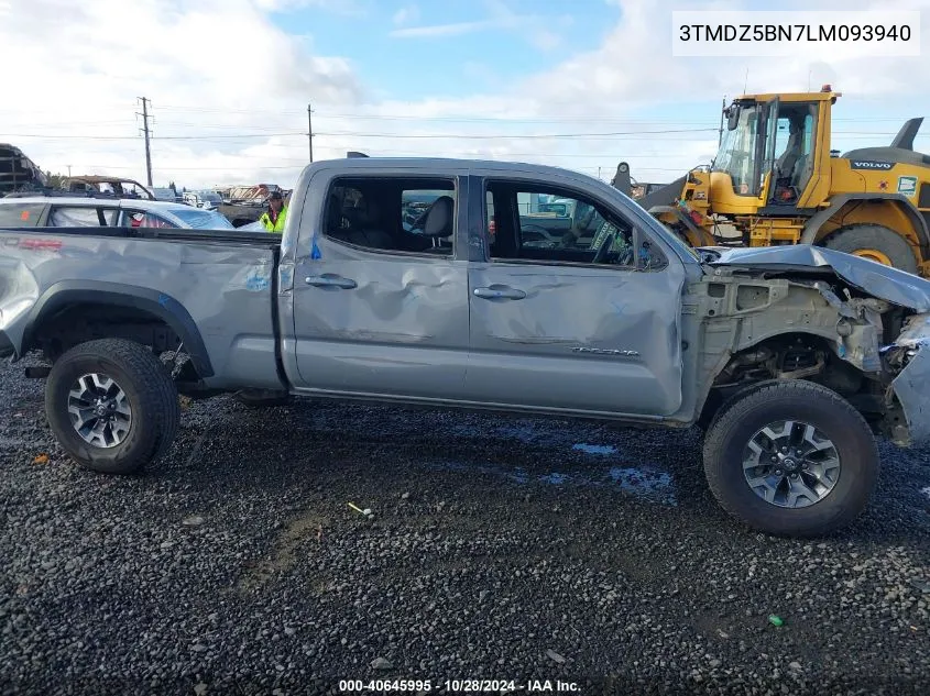 2020 Toyota Tacoma Trd Off-Road VIN: 3TMDZ5BN7LM093940 Lot: 40645995