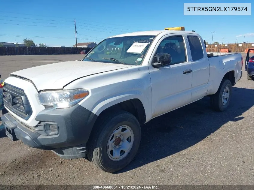 5TFRX5GN2LX179574 2020 Toyota Tacoma Sr