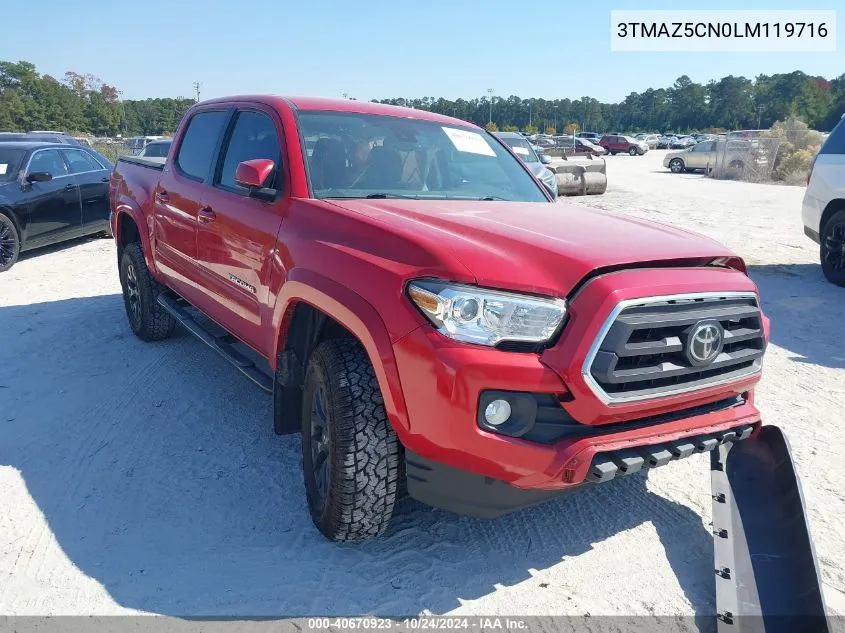 2020 Toyota Tacoma Sr5 V6 VIN: 3TMAZ5CN0LM119716 Lot: 40670923