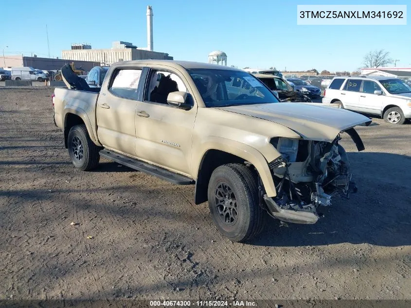 2020 Toyota Tacoma Sr5 V6 VIN: 3TMCZ5ANXLM341692 Lot: 40674300