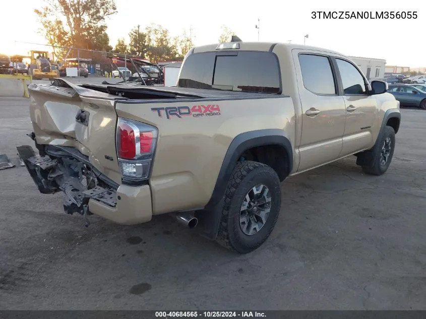 2020 Toyota Tacoma Trd Off-Road VIN: 3TMCZ5AN0LM356055 Lot: 40684565