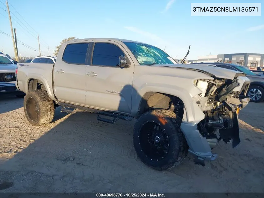 2020 Toyota Tacoma Trd Sport VIN: 3TMAZ5CN8LM136571 Lot: 40698776