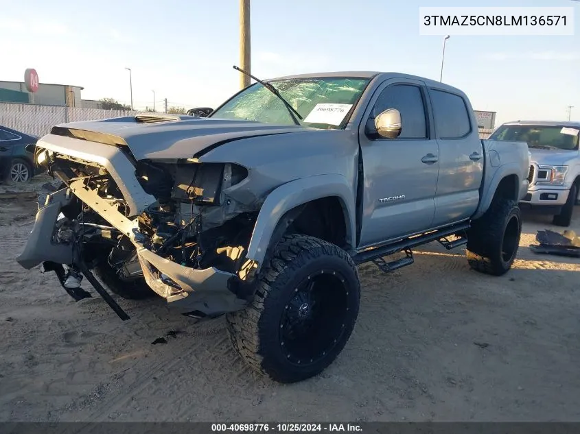 2020 Toyota Tacoma Trd Sport VIN: 3TMAZ5CN8LM136571 Lot: 40698776