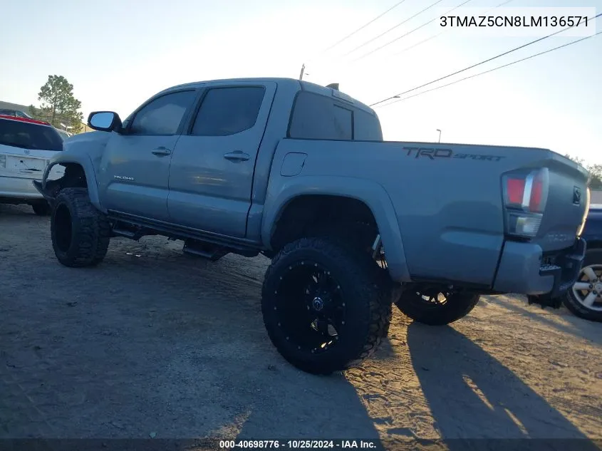 2020 Toyota Tacoma Trd Sport VIN: 3TMAZ5CN8LM136571 Lot: 40698776